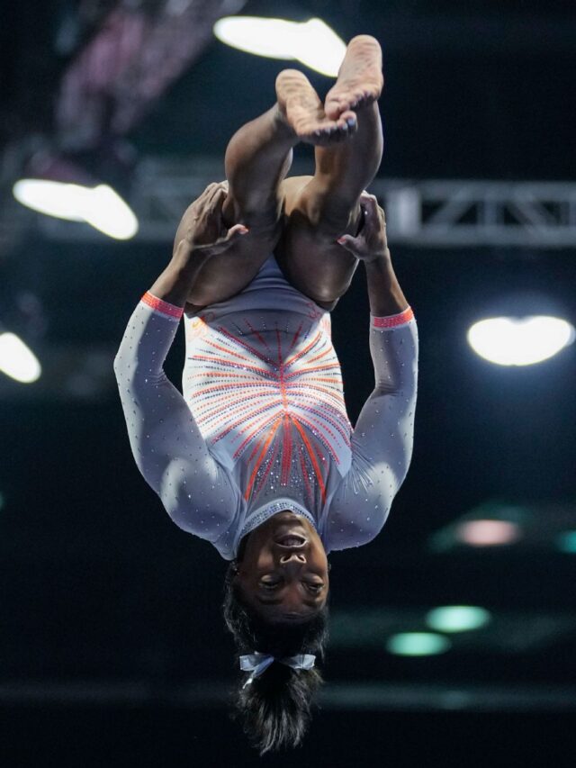 American gymnastics sensation Simone Biles Performs Historic Yurchenko Double Pike Vault with Jump to Be Named After Her