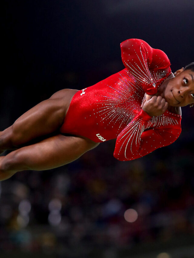 The Olympic Gold Medallist Simone Biles, the Gymnastics Queen, performs historic Yurchenko double pike vault | Simone Biles Olympic Gold 1st June-31st June 2024